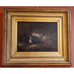 Groupe de lapin - Antoine Vollon (1833 - 1900)