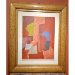 Composition rouge, jaune et bleu 1957 - Serge Poliakoff (1906 - 1969)