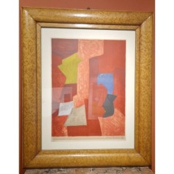 Composition rouge, jaune et bleu 1957 - Serge Poliakoff (1906 - 1969)