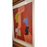 Composition rouge, jaune et bleu 1957 - Serge Poliakoff (1906 - 1969)